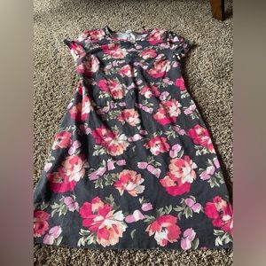 floral t shirt dress